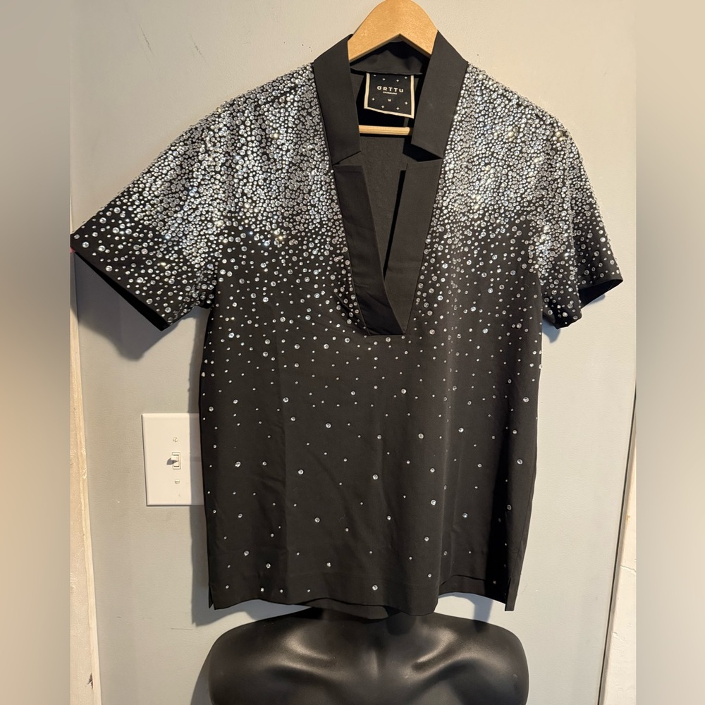 Orttu Star neck diamond shirt